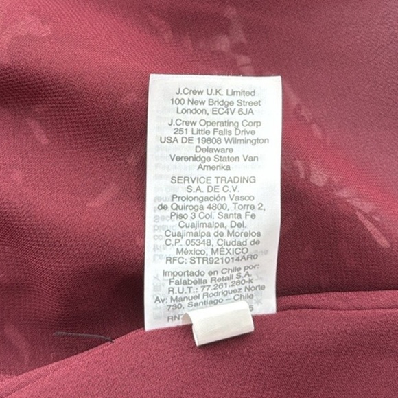 Madewell Georgette Flutter-Sleeve Peplum Top in
Rich Paisley. Size Small. - Picture 12 of 15